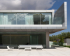 Fran Silvestre Arquitectos的Aluminium House设有宏伟的屋顶露台和游泳池