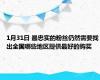 1月31日 最忠实的粉丝仍然需要找出全国哪些地区提供最好的购买