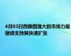 4月03日西雅图强大的市场力量继续支持其快速扩张