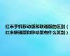 红米手机移动版和联通版的区别（红米联通版和移动版有什么区别）