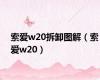 索爱w20拆卸图解（索爱w20）