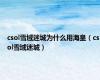 csol雪域迷城为什么用海皇（csol雪域迷城）