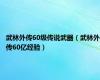 武林外传60级传说武器（武林外传60亿经验）