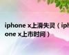 iphone x上滑失灵（iphone x上市时间）