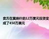 卖方在莫纳什的12万美元投资变成了450万美元