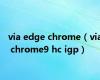 via edge chrome（via chrome9 hc igp）