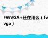 FWVGA+还在用么（fwvga）