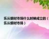 乐从钢材市场什么时候成立的（乐从钢材市场）