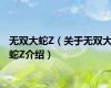 无双大蛇Z（关于无双大蛇Z介绍）