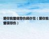 爱你我曾很悲伤顾亦雪（爱你我曾很悲伤）