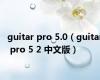 guitar pro 5.0（guitar pro 5 2 中文版）