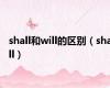 shall和will的区别（shall）