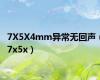 7X5X4mm异常无回声（7x5x）