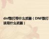 dnf散打带什么武器（DNF散打该用什么武器）