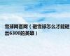 雪球网官网（砸雪球怎么才能砸出6300的英雄）