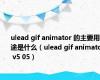 ulead gif animator 的主要用途是什么（ulead gif animator v5 05）