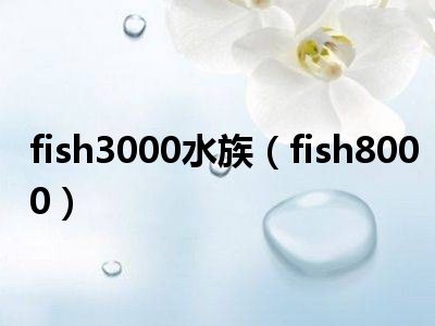 fish3000水族（fish8000）