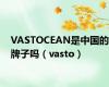 VASTOCEAN是中国的牌子吗（vasto）