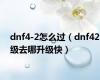 dnf4-2怎么过（dnf42级去哪升级快）