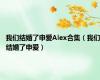 我们结婚了申爱Alex合集（我们结婚了申爱）