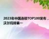 2023年中国连锁TOP100发布，沃尔玛排第一