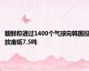 朝鲜称通过1400个气球向韩国投放废纸7.5吨