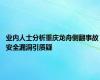 业内人士分析重庆龙舟侧翻事故 安全漏洞引质疑