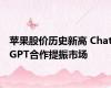 苹果股价历史新高 ChatGPT合作提振市场