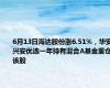 6月13日海达股份涨6.51%，华安兴安优选一年持有混合A基金重仓该股