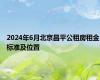 2024年6月北京昌平公租房租金标准及位置