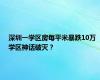 深圳一学区房每平米暴跌10万 学区神话破灭？