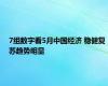 7组数字看5月中国经济 稳健复苏趋势明显