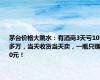 茅台价格大跳水：有酒商3天亏10多万，当天收货当天卖，一瓶只赚50元！