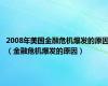 2008年美国金融危机爆发的原因（金融危机爆发的原因）