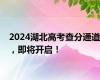 2024湖北高考查分通道，即将开启！