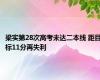 梁实第28次高考未达二本线 距目标11分再失利