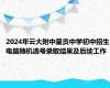 2024年云大附中呈贡中学初中招生电脑随机选号录取结果及后续工作