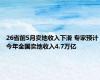 26省前5月卖地收入下滑 专家预计今年全国卖地收入4.7万亿