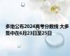 多地公布2024高考分数线 大多集中在6月23日至25日