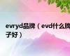 evryd品牌（evd什么牌子好）