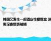 韩国又发生一起酒店性犯罪案 游客深夜猥亵被捕