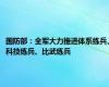 国防部：全军大力推进体系练兵、科技练兵、比武练兵