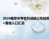 2024南京中考各科成绩公布时间+查询入口汇总