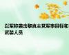 以军称袭击黎真主党军事目标和武装人员