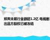 郑爽未履行金额超1.2亿 电视剧出品方股权已被冻结