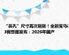 “鼻孔”尺寸再次刷新！全新宝马i3假想图发布：2026年国产