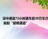 深中通道72小时通车超30万车次 架起“超级通道”