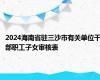 2024海南省驻三沙市有关单位干部职工子女审核表