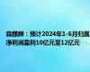 森麒麟：预计2024年1-6月归属净利润盈利10亿元至12亿元