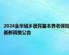 2024金华城乡居民基本养老保险最新调整公告